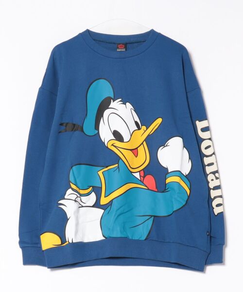 Disney（ディズニー）の「親子お揃い ディズニー BIGフェイストレーナー 0897A（スウェット・レディース・その他26/その他9/ブラック×レッド/その他12/その他13/ホワイト×ブルー・S/M/XL/L）」の20枚目の写真