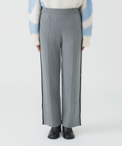 B:MING by BEAMS(ビーミングバイビームス)の「サイドライン ニットパンツ(その他パンツ・レディース・グレー/ブラック・SMALL/MEDIUM)」の3枚目の写真