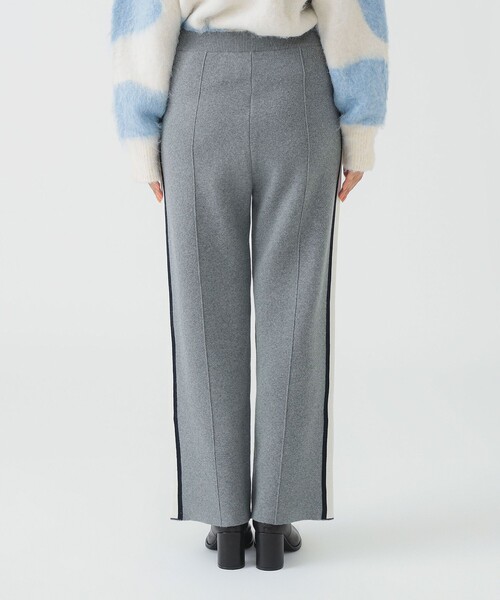 B:MING by BEAMS(ビーミングバイビームス)の「サイドライン ニットパンツ(その他パンツ・レディース・グレー/ブラック・SMALL/MEDIUM)」の5枚目の写真