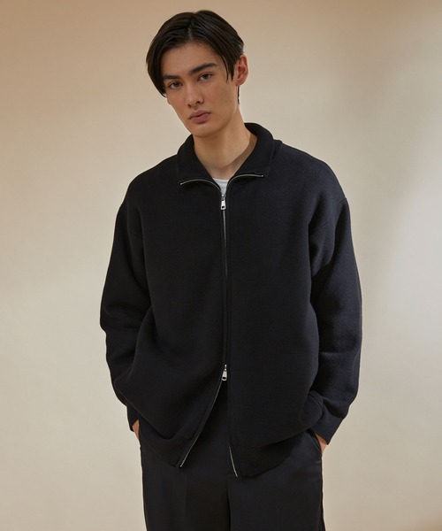 UNFOLLOW ドライバーズニット ブラック Mサイズ Wool Mixed Drivers