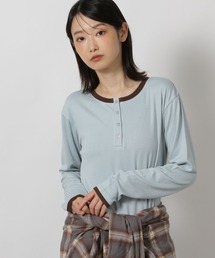 LAKOLE | 2WAYヘンリーネック長袖 / 602544(Tシャツ/カットソー)