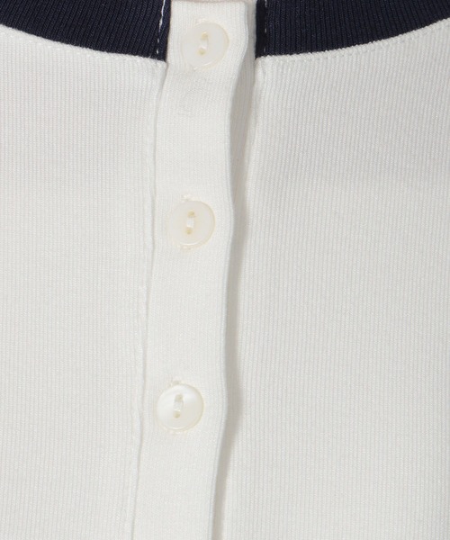 LAKOLE（ラコレ）の「2WAYヘンリーネック長袖 / 602544（Tシャツ/カットソー・レディース・グレー/アイボリー/ライトブルー・FREE）」の13枚目の写真