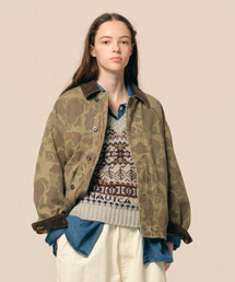 NAUTICA/ノーティカ Women's 中綿 クラッシュド ダックブルゾン