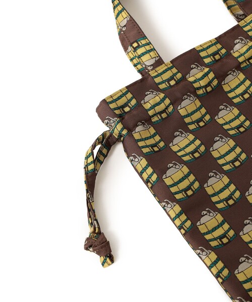 BEAMS JAPAN(ビームス ジャパン)の「【京伝TEXTILE】山東京伝小紋 巾着トート(ハンドバッグ・レディース・ブラウン/その他・ONE SIZE)」の10枚目の写真