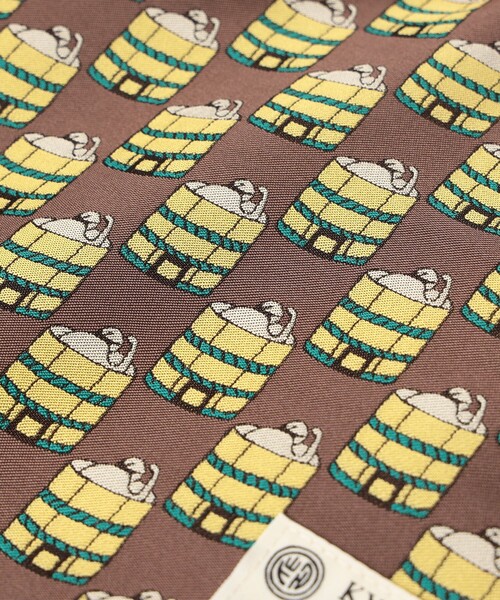 BEAMS JAPAN(ビームス ジャパン)の「【京伝TEXTILE】山東京伝小紋 巾着トート(ハンドバッグ・レディース・ブラウン/その他・ONE SIZE)」の11枚目の写真