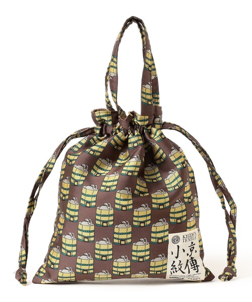 BEAMS JAPAN(ビームス ジャパン)の「【京伝TEXTILE】山東京伝小紋 巾着トート(ハンドバッグ・レディース・ブラウン/その他・ONE SIZE)」の19枚目の写真