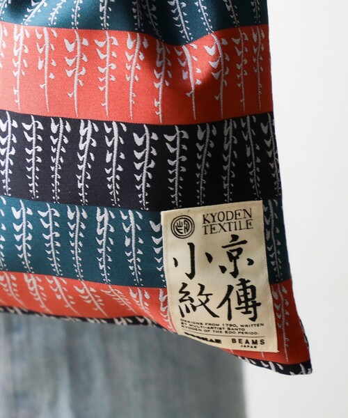 BEAMS JAPAN(ビームス ジャパン)の「【京伝TEXTILE】山東京伝小紋 巾着トート(ハンドバッグ・レディース・ブラウン/その他・ONE SIZE)」の6枚目の写真