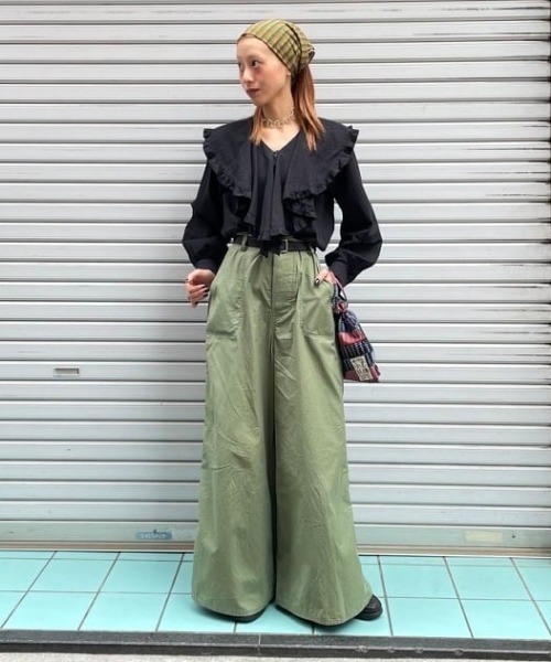 BEAMS JAPAN(ビームス ジャパン)の「【京伝TEXTILE】山東京伝小紋 巾着トート(ハンドバッグ・レディース・ブラウン/その他・ONE SIZE)」の21枚目の写真