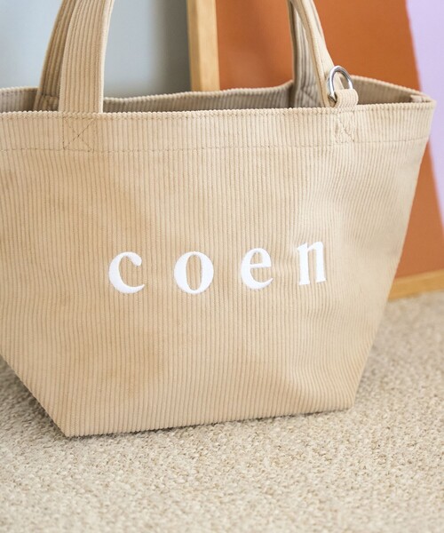 coen(コーエン)の「【一部WEB限定カラー・新素材】coen(コーエン)ロゴ アソートトートバッグ(Sサイズ)(トートバッグ・レディース・オレンジ系その他/ターコイズブルー/ダークブラウン/ベージュ/その他1/その他2/その他3・FREE)」の8枚目の写真