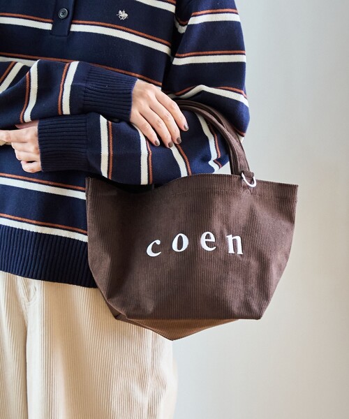 coen(コーエン)の「【一部WEB限定カラー・新素材】coen(コーエン)ロゴ アソートトートバッグ(Sサイズ)(トートバッグ・レディース・オレンジ系その他/ターコイズブルー/ダークブラウン/ベージュ/その他1/その他2/その他3・FREE)」の9枚目の写真