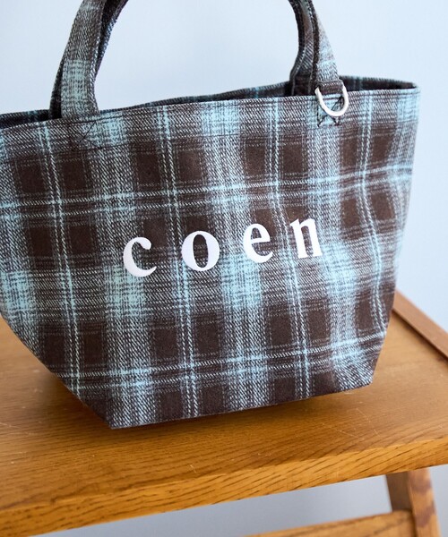coen(コーエン)の「【一部WEB限定カラー・新素材】coen(コーエン)ロゴ アソートトートバッグ(Sサイズ)(トートバッグ・レディース・オレンジ系その他/ターコイズブルー/ダークブラウン/ベージュ/その他1/その他2/その他3・FREE)」の12枚目の写真