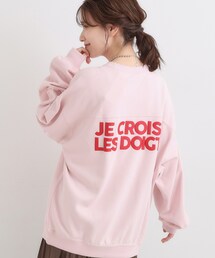 SHOO・LA・RUE | グラフィックアソート オーバーサイズ裏毛スウェット(スウェット)