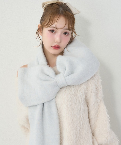 セール】ロゴ入りリボンマフラー（マフラー）｜one after another NICE