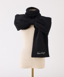 襟マフラー ベロアリボン「黒」　⬛️ 襟マフラー ベロアリボン「黒」 ⬛️ マフラー（リボン
