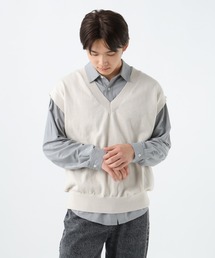 GLOBAL WORK（グローバルワーク）の「2SETシャツ＊ベスト/AND YUA ANY/593390（シャツ/ブラウス）」