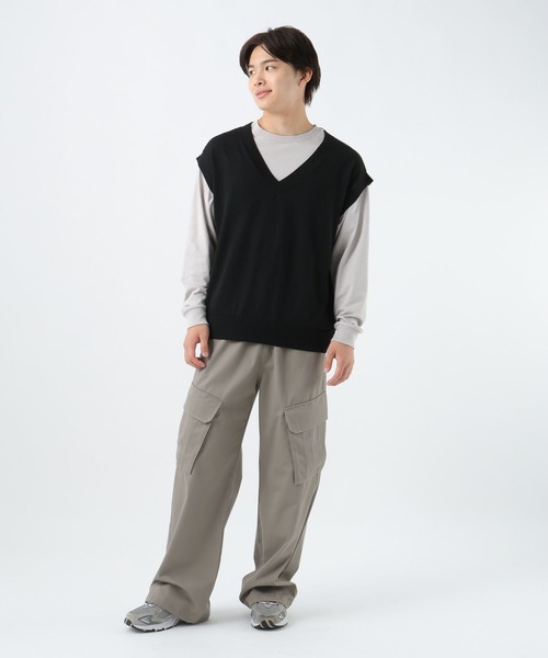 GLOBAL WORK(グローバルワーク)の「2SETシャツ*ベスト/AND YUA ANY/593390(シャツ/ブラウス・キッズ・ブラウン/グレイッシュブルー・MEDIUM/LARGE)」の13枚目の写真