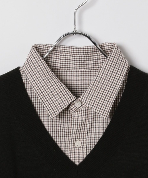 GLOBAL WORK(グローバルワーク)の「2SETシャツ*ベスト/AND YUA ANY/593390(シャツ/ブラウス・キッズ・ブラウン/グレイッシュブルー・MEDIUM/LARGE)」の22枚目の写真