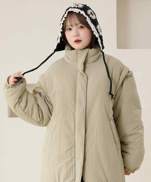 kutirlune／クロシェ風バブーシュカ ニット帽（ニットキャップ