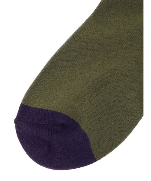 UN3D.(アンスリード)の「METALLIC BLOCK SOCKS / メタリックブロックソックス(ソックス/靴下・レディース・シルバー/ゴールド・FREE)」の4枚目の写真