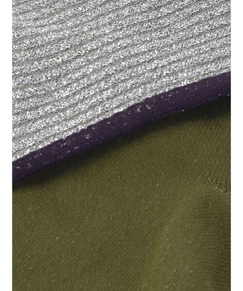 UN3D.(アンスリード)の「METALLIC BLOCK SOCKS / メタリックブロックソックス(ソックス/靴下・レディース・シルバー/ゴールド・FREE)」の3枚目の写真