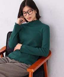 GALLORIA | ラメテレコハイネックＴシャツ(Tシャツ/カットソー)