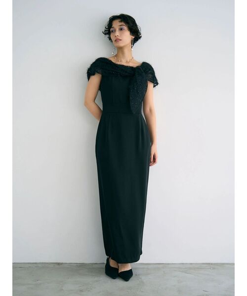 LAGUNAMOON（ラグナムーン）の「LADYオフショルレースドレス（ドレス・レディース・ブラック/グリーン・SMALL/MEDIUM）」の13枚目の写真