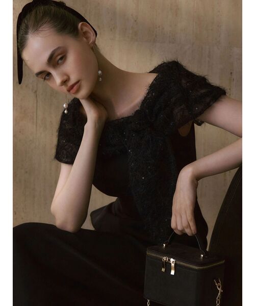 LAGUNAMOON（ラグナムーン）の「LADYオフショルレースドレス（ドレス・レディース・ブラック/グリーン・SMALL/MEDIUM）」の15枚目の写真