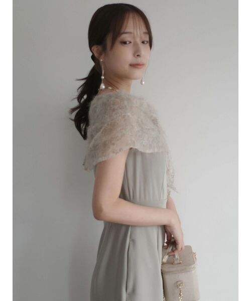 LAGUNAMOON（ラグナムーン）の「LADYオフショルレースドレス（ドレス・レディース・ブラック/グリーン・SMALL/MEDIUM）」の17枚目の写真