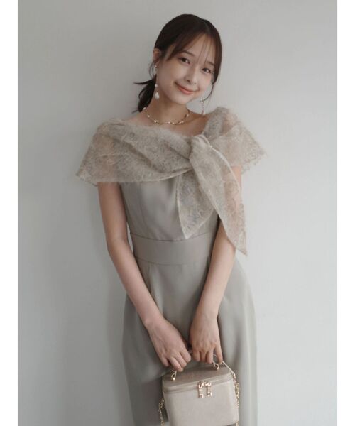 LAGUNAMOON（ラグナムーン）の「LADYオフショルレースドレス（ドレス・レディース・ブラック/グリーン・SMALL/MEDIUM）」の18枚目の写真