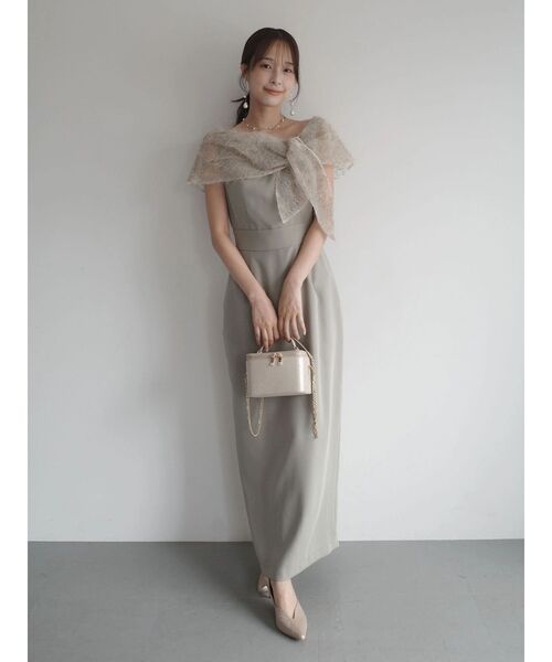 LAGUNAMOON（ラグナムーン）の「LADYオフショルレースドレス（ドレス・レディース・ブラック/グリーン・SMALL/MEDIUM）」の20枚目の写真