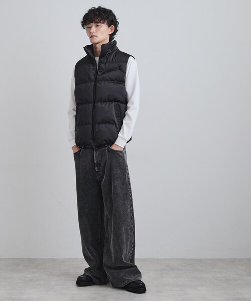 tk.TAKEO KIKUCHI(ティーケータケオキクチ)の「ポリストレッチ中綿ベスト(その他アウター・メンズ・グレー系4/ブラック・04/03/02)」の5枚目の写真