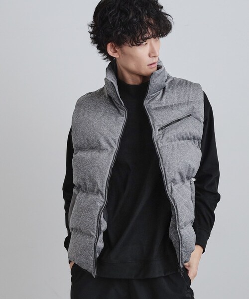 tk.TAKEO KIKUCHI(ティーケータケオキクチ)の「ポリストレッチ中綿ベスト(その他アウター・メンズ・グレー系4/ブラック・04/03/02)」の10枚目の写真