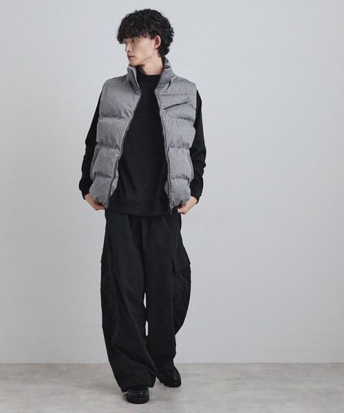 tk.TAKEO KIKUCHI(ティーケータケオキクチ)の「ポリストレッチ中綿ベスト(その他アウター・メンズ・グレー系4/ブラック・04/03/02)」の11枚目の写真