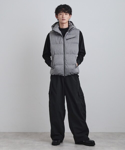 tk.TAKEO KIKUCHI(ティーケータケオキクチ)の「ポリストレッチ中綿ベスト(その他アウター・メンズ・グレー系4/ブラック・04/03/02)」の13枚目の写真