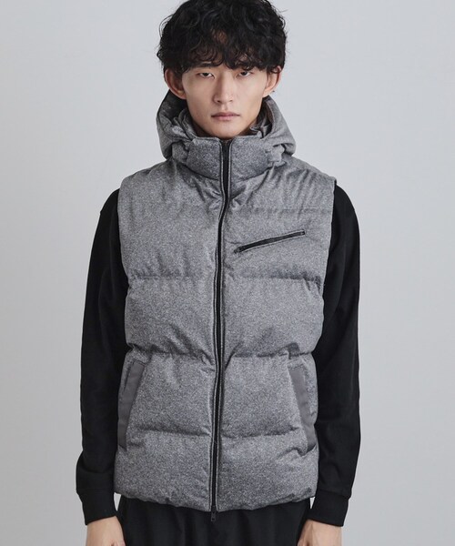 tk.TAKEO KIKUCHI(ティーケータケオキクチ)の「ポリストレッチ中綿ベスト(その他アウター・メンズ・グレー系4/ブラック・04/03/02)」の16枚目の写真