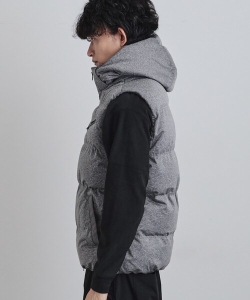 tk.TAKEO KIKUCHI(ティーケータケオキクチ)の「ポリストレッチ中綿ベスト(その他アウター・メンズ・グレー系4/ブラック・04/03/02)」の17枚目の写真