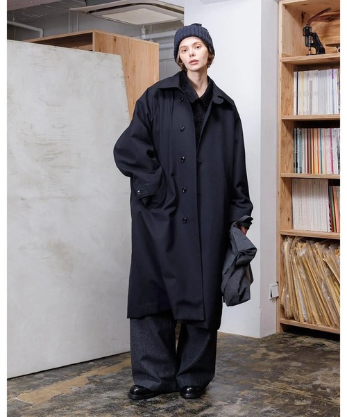 VOAAOV（ヴォアーブ）の「【VOAAOV】 yabure oil cut wool long coat