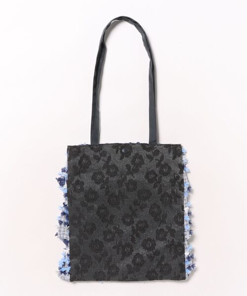H.A.K（ハク）の「ジャカード　ティアードトートバッグ（トートバッグ・レディース・ホワイト/ブルー/グリーン・FREE）」の6枚目の写真