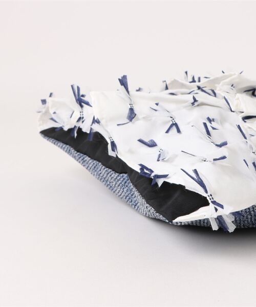 H.A.K（ハク）の「ジャカード　ティアードトートバッグ（トートバッグ・レディース・ホワイト/ブルー/グリーン・FREE）」の7枚目の写真