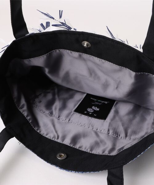 H.A.K（ハク）の「ジャカード　ティアードトートバッグ（トートバッグ・レディース・ホワイト/ブルー/グリーン・FREE）」の8枚目の写真