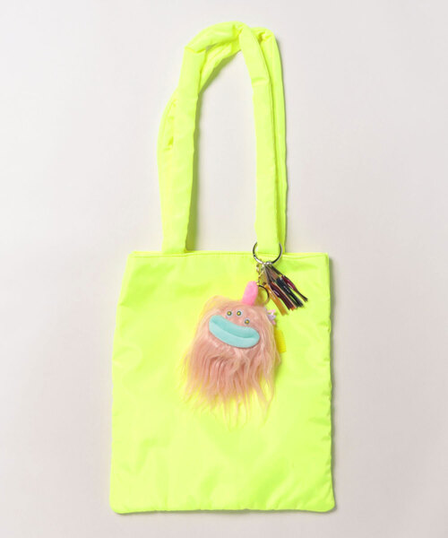 Cheek(チーク)の「neon monster tote(トートバッグ・レディース・イエロー/オレンジ/グリーン・FREE)」の1枚目の写真