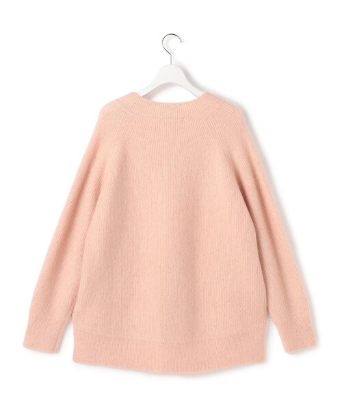 23区 S(ニジュウサンクチイサイサイズ)の「モヘヤミックススパングル Vネック ニット(ニット/セーター・レディース・ライトグレー系/ライトグリーン系/ピンク系・32)」の5枚目の写真