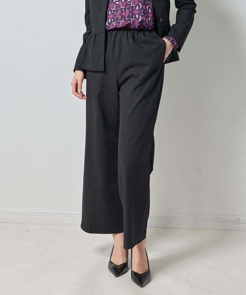 NARACAMICIE（ナラカミーチェ）の「【NARACAMICIE】【セットアップ対応】ソフトワイドパンツ（その他パンツ・レディース・ブラック/ブラウン/グレー・M/XL）」の5枚目の写真