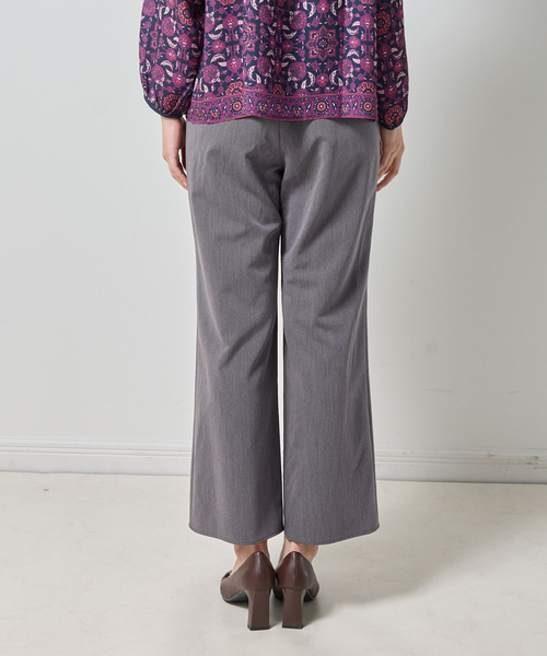 NARACAMICIE（ナラカミーチェ）の「【NARACAMICIE】【セットアップ対応】ソフトワイドパンツ（その他パンツ・レディース・ブラック/ブラウン/グレー・M/XL）」の9枚目の写真