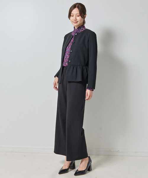 NARACAMICIE（ナラカミーチェ）の「【NARACAMICIE】【セットアップ対応】ソフトワイドパンツ（その他パンツ・レディース・ブラック/ブラウン/グレー・M/XL）」の15枚目の写真