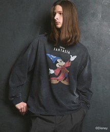 《UNISEX》【MOVIE SERIES】「FANTASIA」- HAND - Prime-Over Crew Neck Long Sleeve T-Shirt/-手-プライムオーバークルーネックロングスリーブTシャツ【MAISON SPECIAL/メゾンスペシャル】