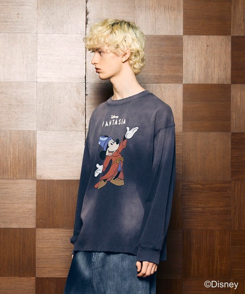 MAISON SPECIAL(メゾンスペシャル)の「《UNISEX》【MOVIE SERIES】「FANTASIA」- HAND - Prime-Over Crew Neck Long Sleeve T-Shirt/-手-プライムオーバークルーネックロングスリーブTシャツ【MAISON SPECIAL/メゾンスペシャル】(Tシャツ/カットソー・メンズ・グレー/ブラック/ネイビー・0/1/2)」の7枚目の写真