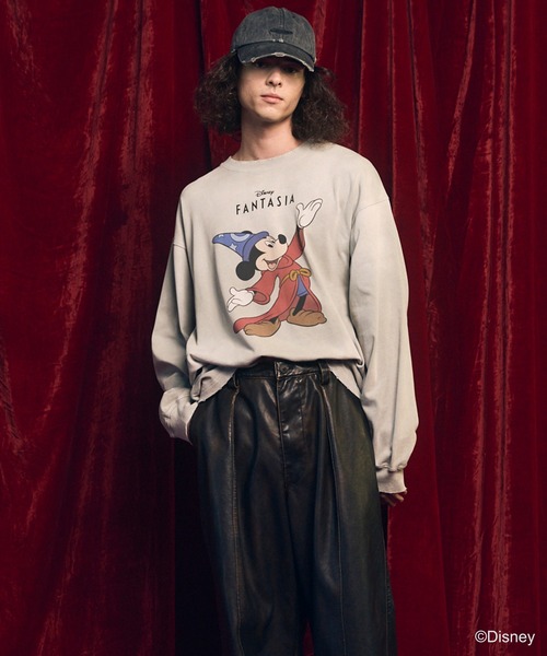 MOVIE SERIES】「FANTASIA」　メゾンスペシャル UNISEX》【MOVIE SERIES】「FANTASIA」- BROOM - Prime-Over Crew Neck