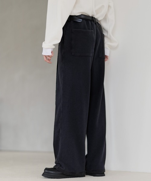 ETELIO（エテリオ）の「センターフリンジラインスウェットパンツ（スウェットパンツ・メンズ・ブラック/グレー/杢グレー・S/M/L/XL）」の6枚目の写真