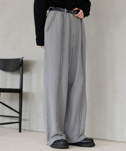 ETELIO（エテリオ）の「センターフリンジラインスウェットパンツ（スウェットパンツ・メンズ・ブラック/グレー/杢グレー・S/M/L/XL）」の20枚目の写真